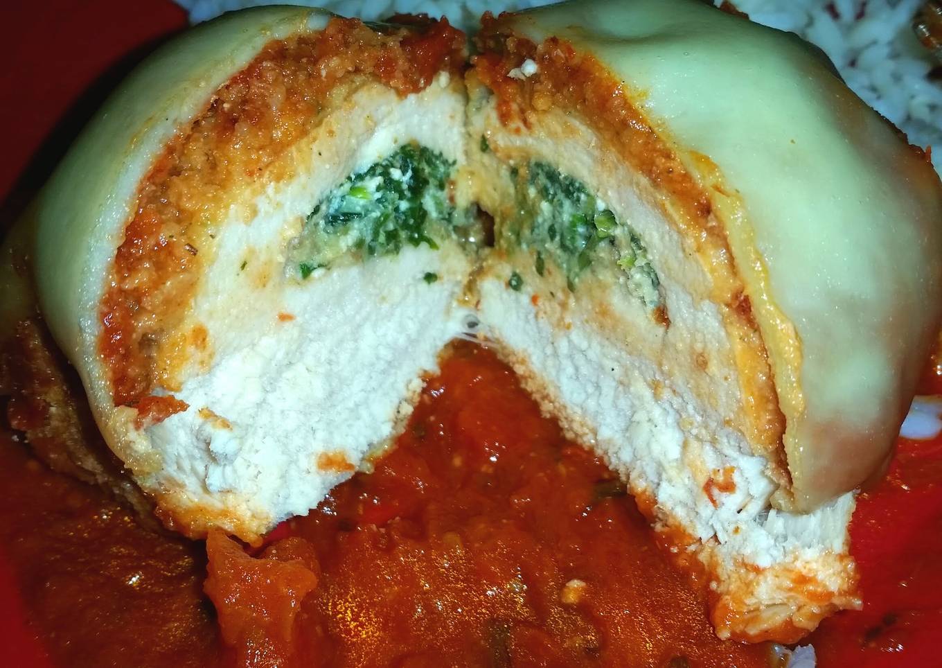 Steps to Make Ultimate Chicken Spinach Roll