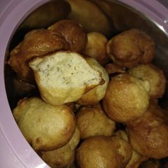 A picture of Milky puff puff.