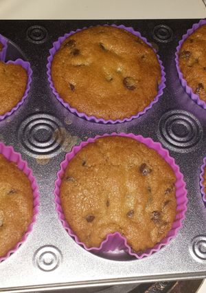 A picture of Oreo Stuffed Chocolate Chip Cookie Cups.