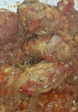 A picture of Spicy Savory Meatballs.