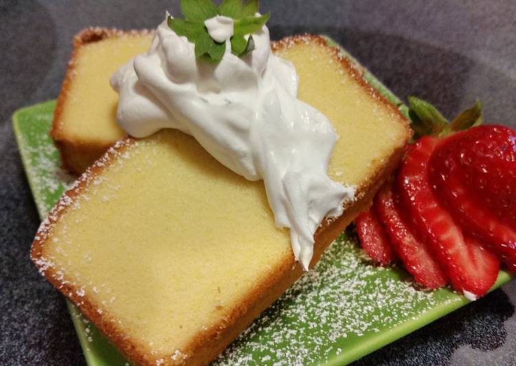 Recipe of Perfect All Butter Pound Cake