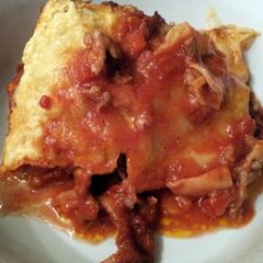 A picture of Katies Lasagna.