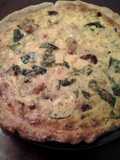 Cajun Poblano and Shrimp Quiche