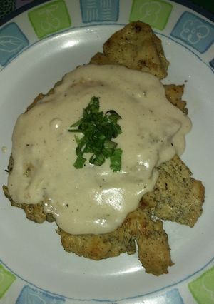 Una foto de Salsa bechamel con pollo