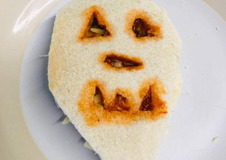 Simple Way to Make Homemade Ghostly toast