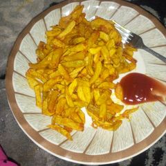 A picture of Soyayyan dankali da manja.