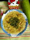 Bottle Guard Buttermilk Tihri(Louki Spring Onion Tihri)