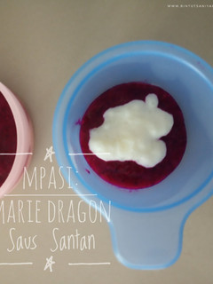 Foto resep MPASI: Marie Dragon Saus Santan
