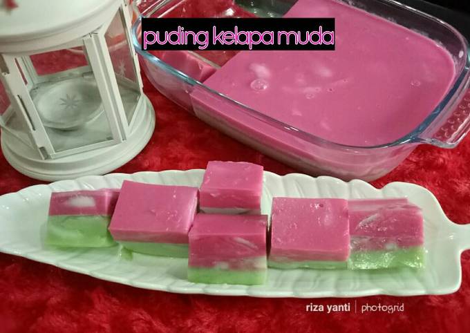 Resep Puding Kelapa Muda Oleh Riza Yanti - Cookpad