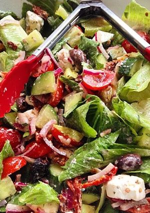 A picture of Greek Style Salad.