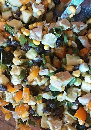 A picture of Rainbow Summer Salad.
