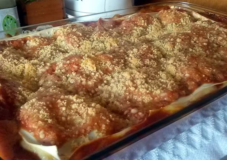 Easiest Way to Make Homemade Eggplant Lasagne (Vegetarian)
