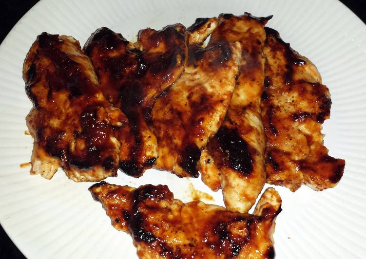 Step-by-Step Guide to Prepare Homemade Spicy sticky sweet chicken breasts