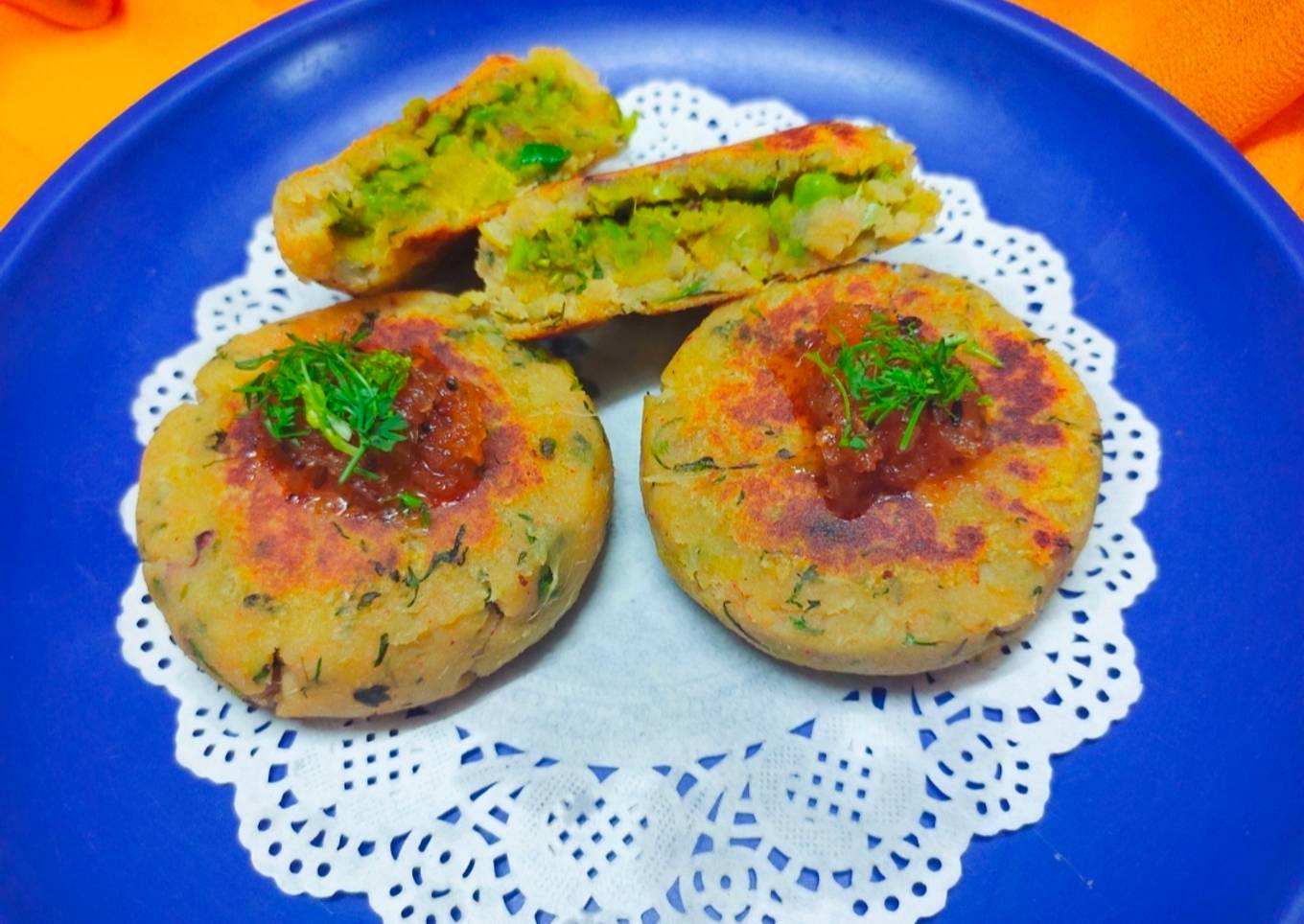 Sweet Potato Stuffed Cutlets