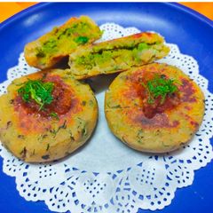 Sweet Potato Stuffed Cutlets A picture of Sweet Potato Stuffed Cutlets.