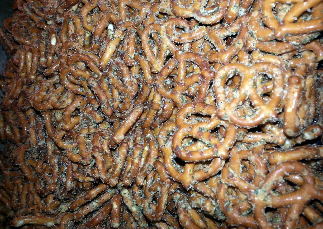 Neil's spicy pretzels.