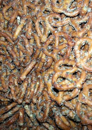 A picture of Neil's spicy pretzels..