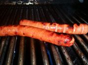 A picture of hotdog grill