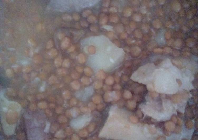 Lentejas de magra fáciles