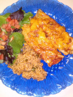 A picture of Enchiladas.