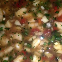 A picture of Caribbean Ceviche (spicy).