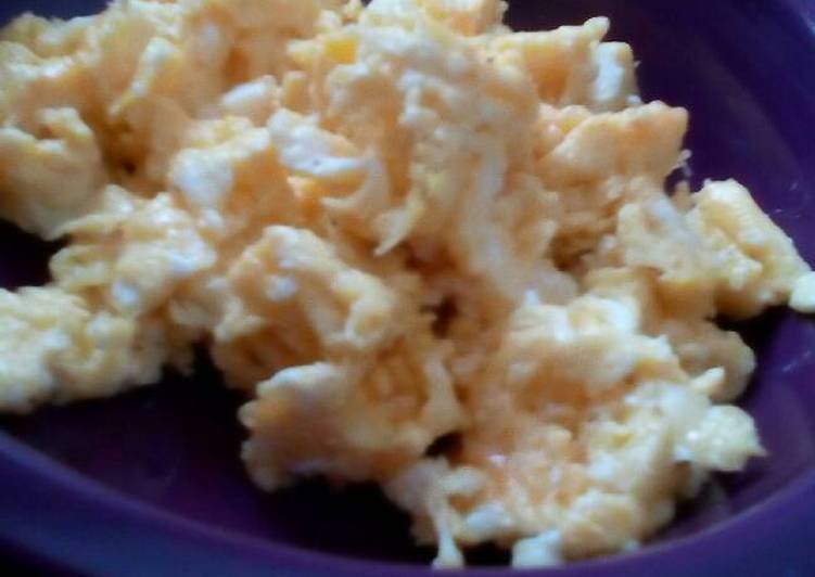 Steps to Prepare Homemade Everyday scrambled eggs
