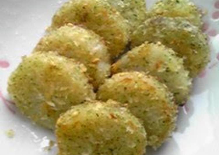 Recipe of Favorite Fried Crispy Yam with Ao-Nori Seaweed