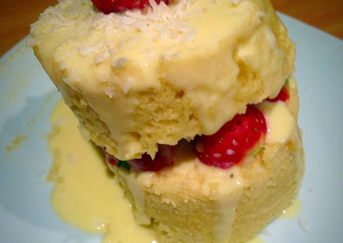 Vanilla Microwave Cake