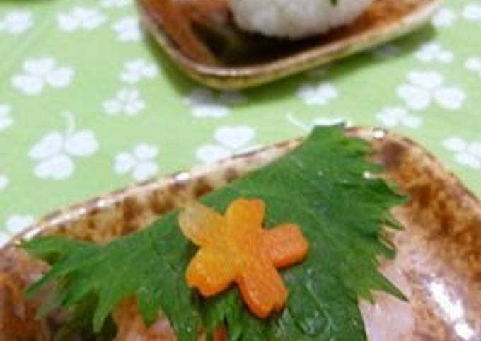 Shortcut Japanese Snack ~Sakura Mochi-Style Rice Balls