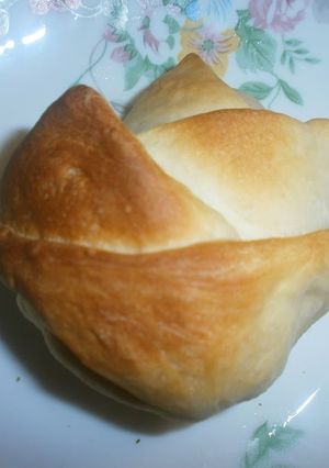 A picture of Bamboo Shoot Shaped bread.