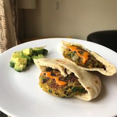 A picture of Mixed beans patties.