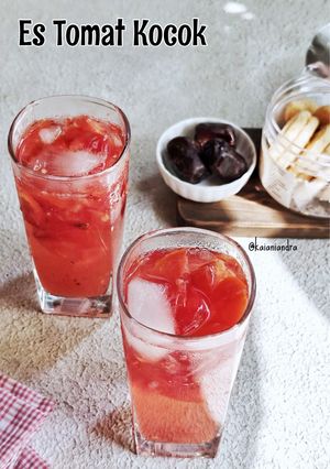 Foto resep Es Tomat Kocok