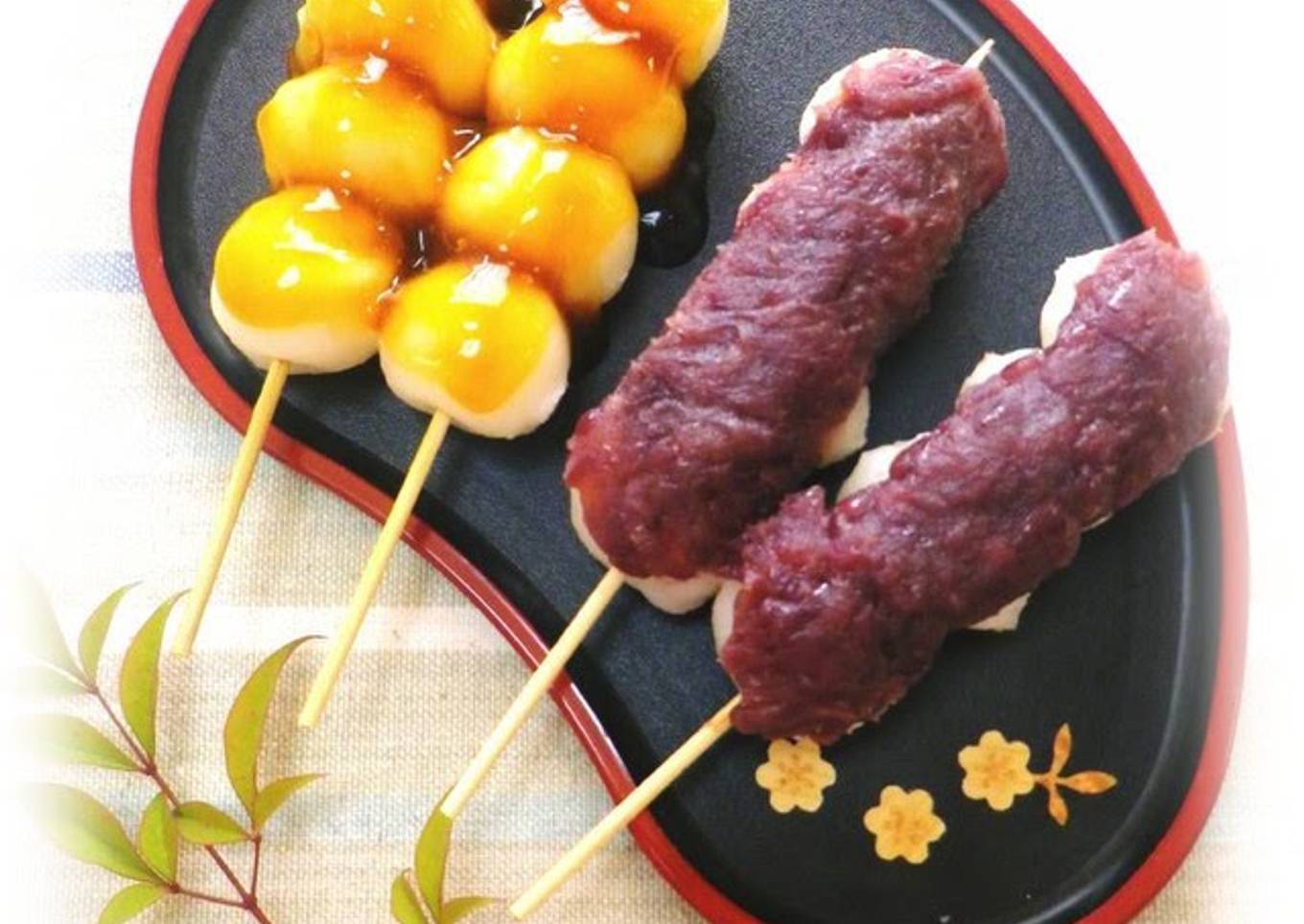 Mitarashi Dango For Cherry Blossom Viewing Parties