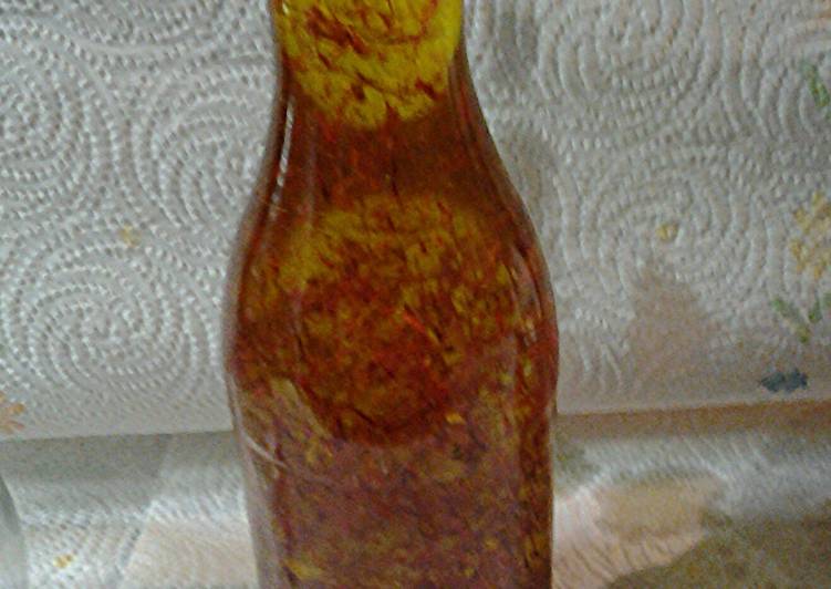 Saffron infused oil