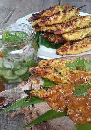 A picture of Thai Chicken Satay.
