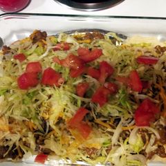 A picture of taco casserole.