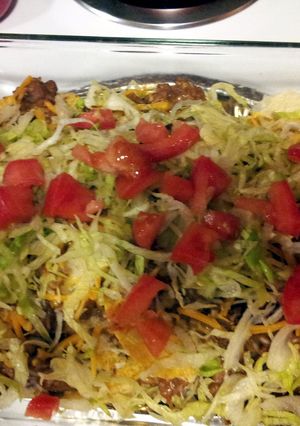 A picture of taco casserole.