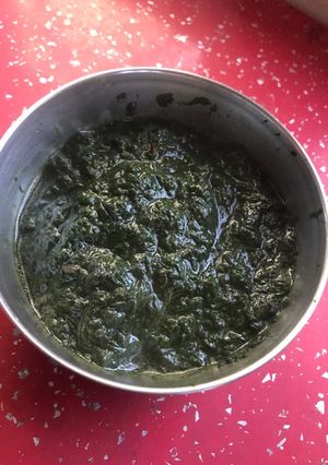 A picture of Palak ka saag.
