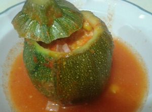 Una foto de Calabacitas rellenas
