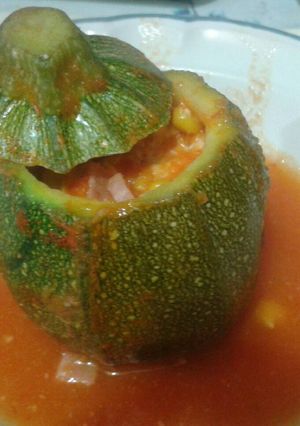 Una foto de Calabacitas rellenas