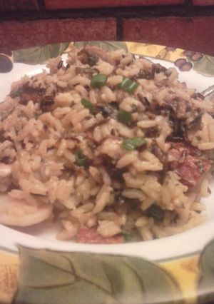A picture of Brad's thanksgiving rice.