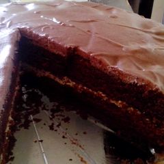Chocolate Sheet Cake (Thermomix) A picture of Chocolate Sheet Cake (Thermomix).