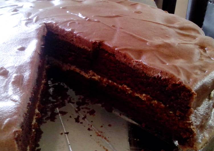 Recipe of Any-night-of-the-week Chocolate Sheet Cake (Thermomix)