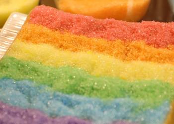 Easiest Way to Make Appetizing Rainbow Sugar Toast