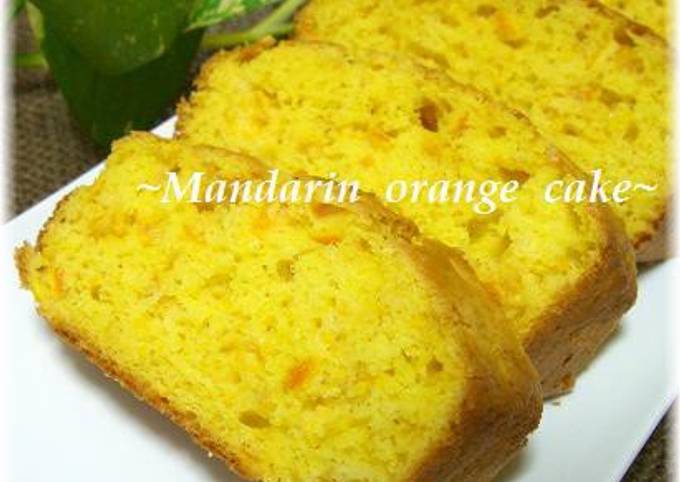 Recipe of Quick Fluffy Whole Mandarin Orange Cake