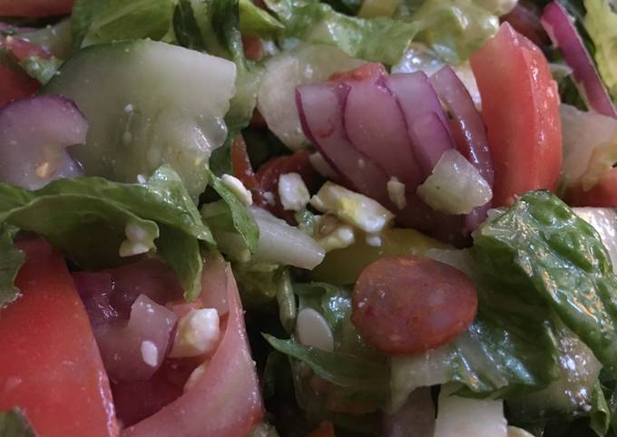 Simple Way to Make Award-winning Greek Hoagie Salad