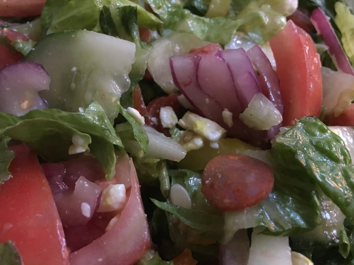 Recipe Salad Hoagie Yunani which Delicious