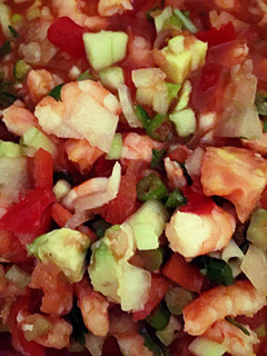 A picture of Shrimp Ceviche.