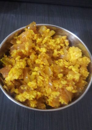 A picture of Paneer bhurji.