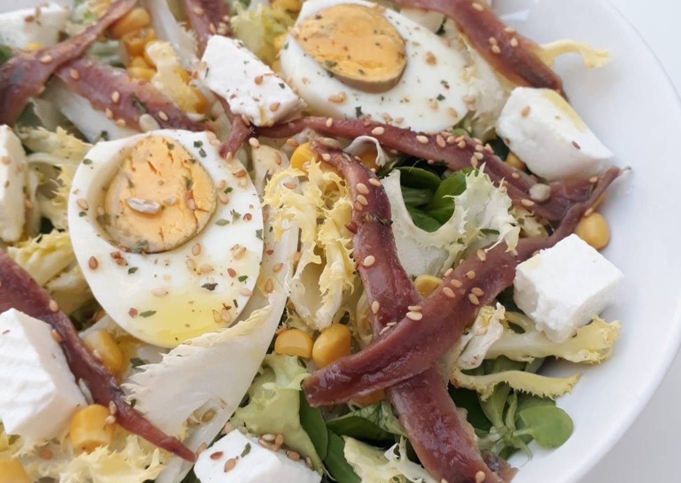 Ensalada de anchoas